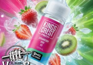 King’s Crest Strawberry Kiwi Ice – 3mg 120ml