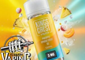 King’s Crest Pineapple Apricot Lychee Ice – 3mg 120ml
